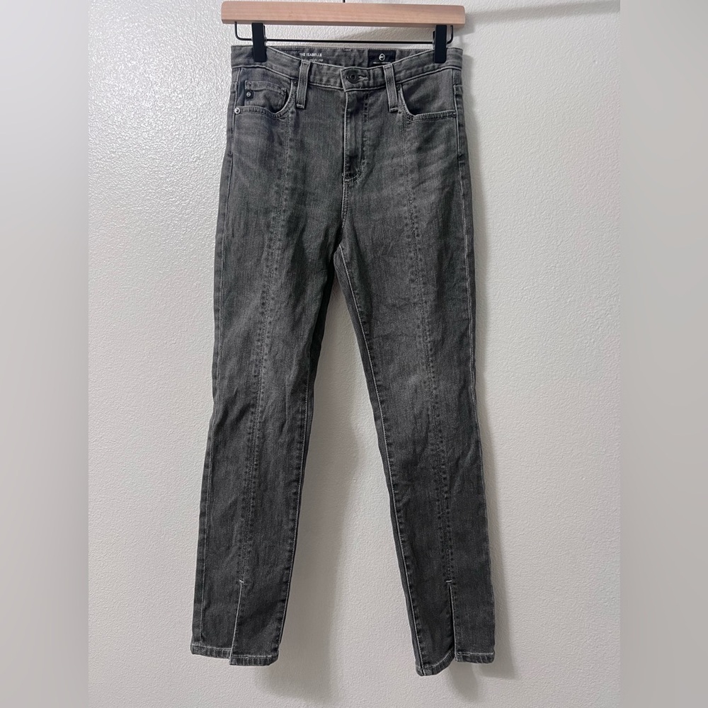 AG Adriano Goldschmied Isabelle High Rise Straight Crop Jeans 25R - Picture 3 of 10